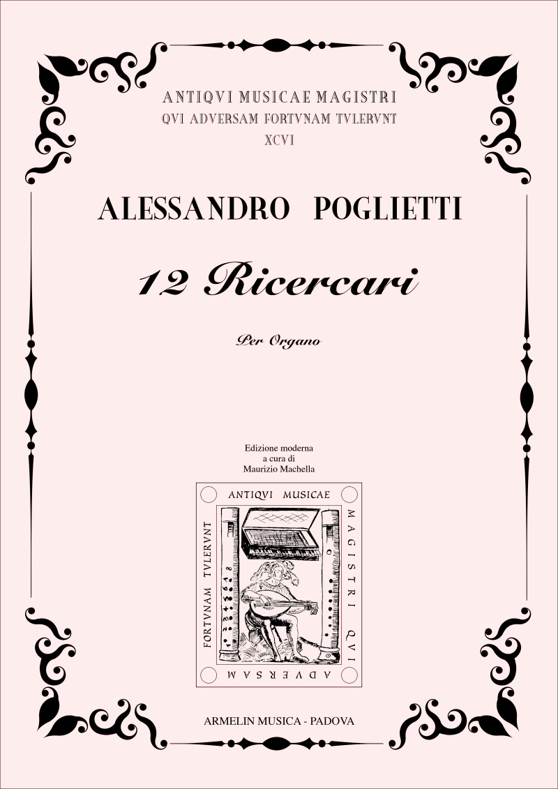 Armelin Musica 12 Ricercari per organo noty tisk