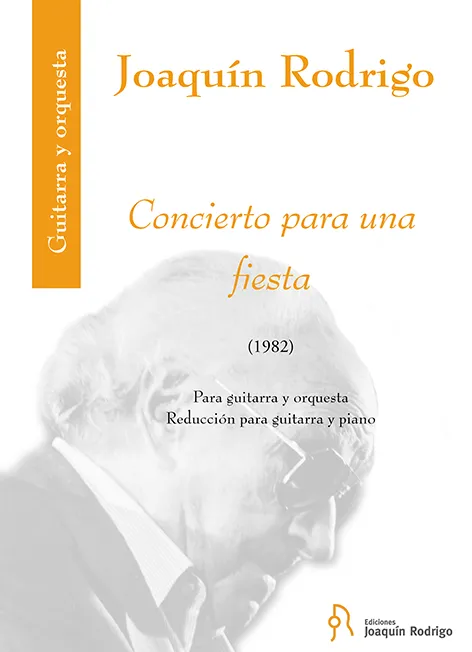 Ediciones Joaquín Rodrigo Concierto para una fiesta noty kytara orchestr