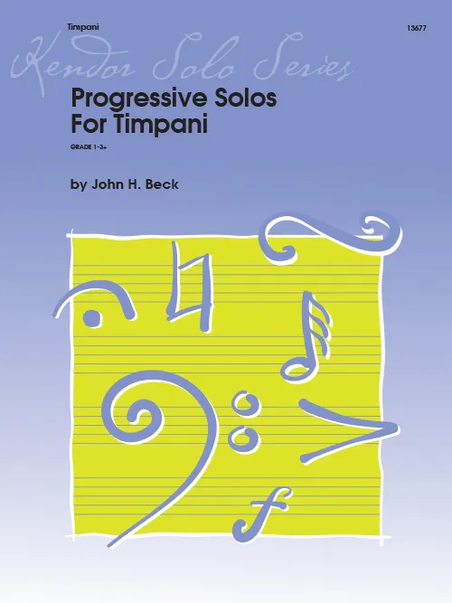Kendor Music Progressive Solos For Timpani noty pro tympány