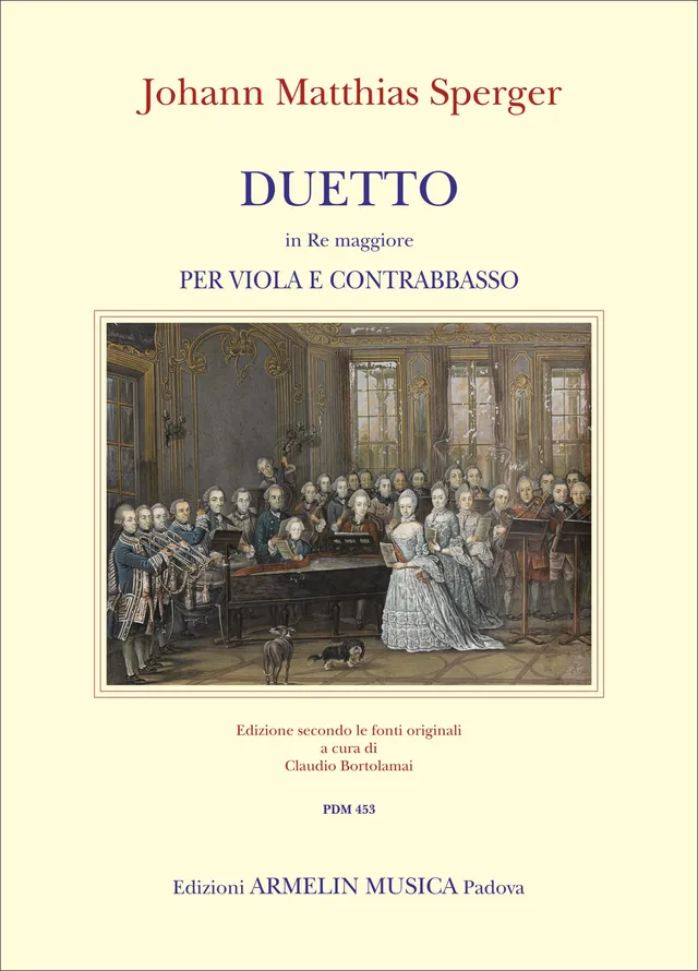 Armelin Musica Duetto in Re maggiore noty pro duo
