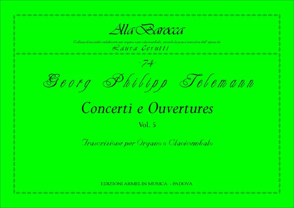 Armelin Musica Concerti e Ouvertures vol. 5 noty orchestr