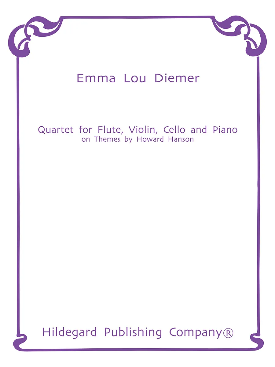 Hildegard Quartet Diemer partitura a party kvartetu digitální