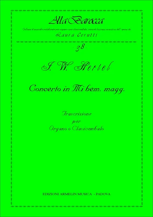 Armelin Musica Concerto in Mi bem. maggiore noty