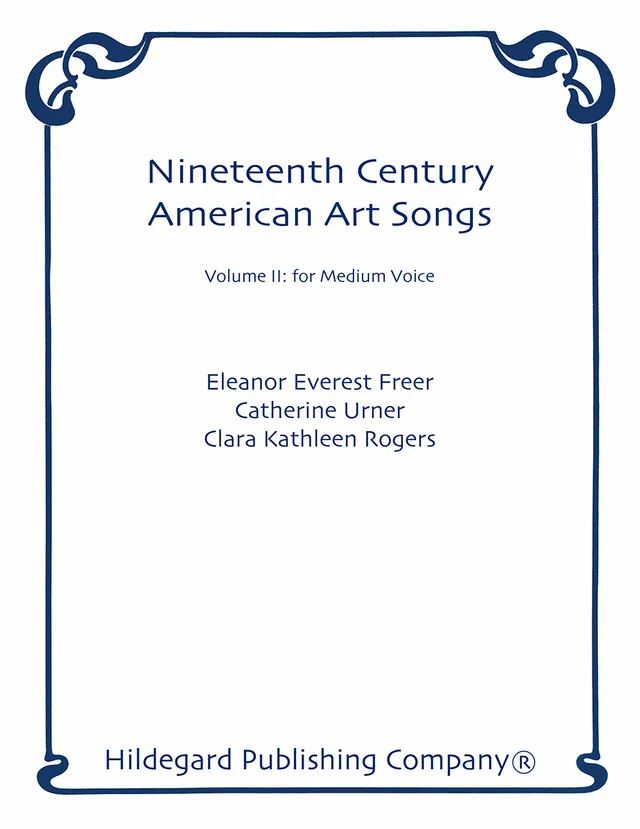 Nineteenth Century American Art Songs Volume II noty střední hlas