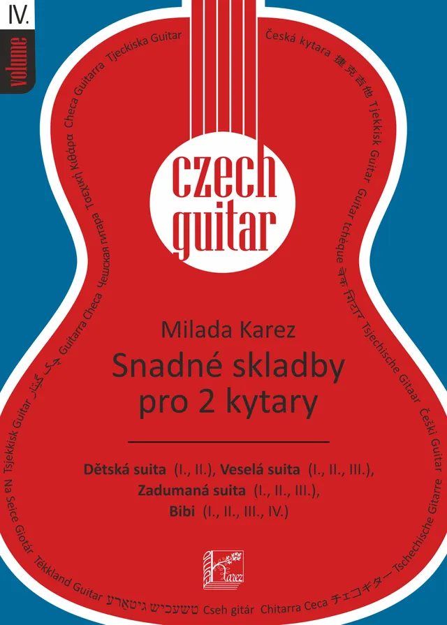 Editio Karez Czech Guitar IV noty pro kytarové duo