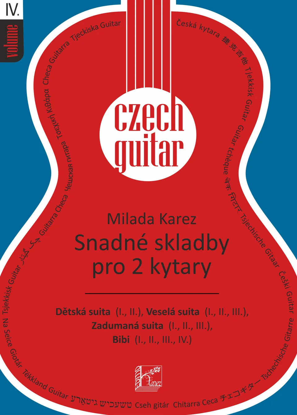 Editio Karez Czech Guitar IV noty pro kytarové duo