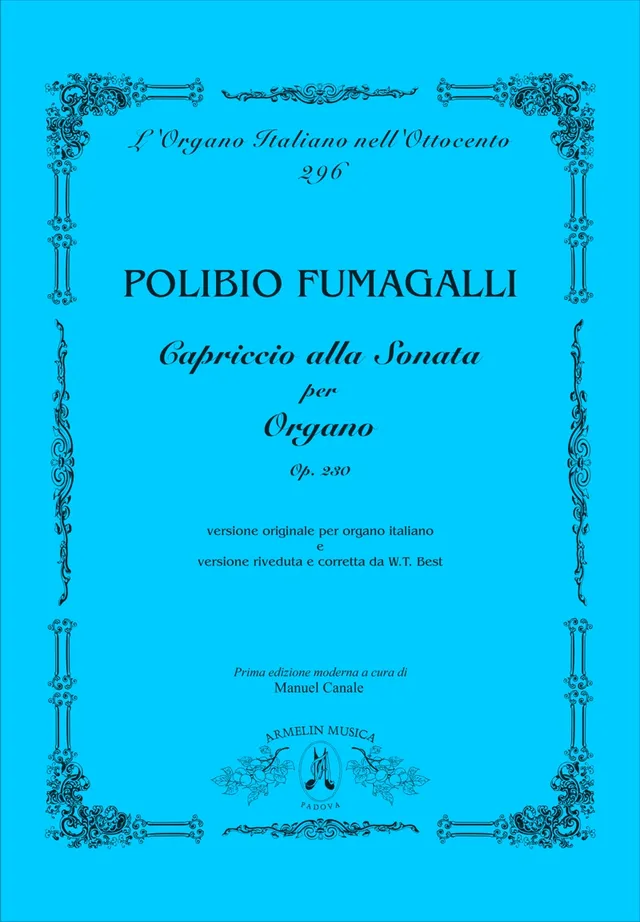 Armelin Musica Capriccio alla Sonata op. 230 noty pro varhany