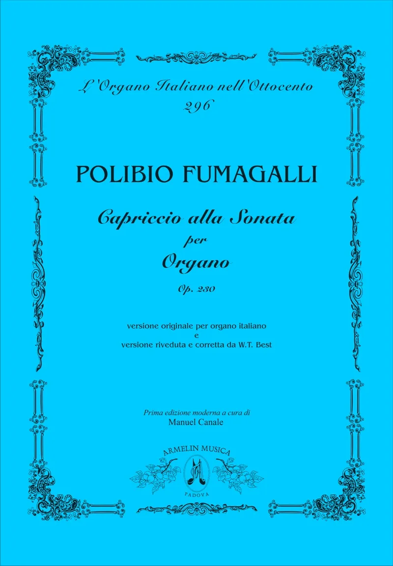 Armelin Musica Capriccio alla Sonata op. 230 noty pro varhany