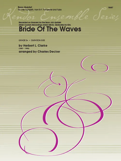 Kendor Music Bride Of The Waves noty pro žesťové kvinteto