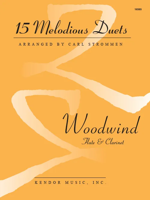 Kendor Music 15 Melodious Duets noty flétna klarinet