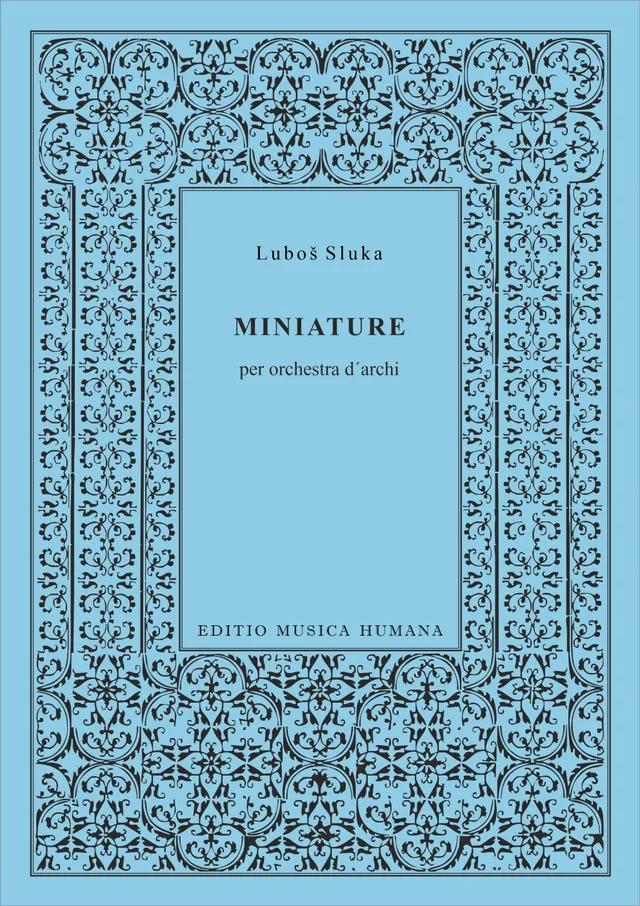 Editio Musica Humana Miniature partitura orchestr smyčce 38 stran
