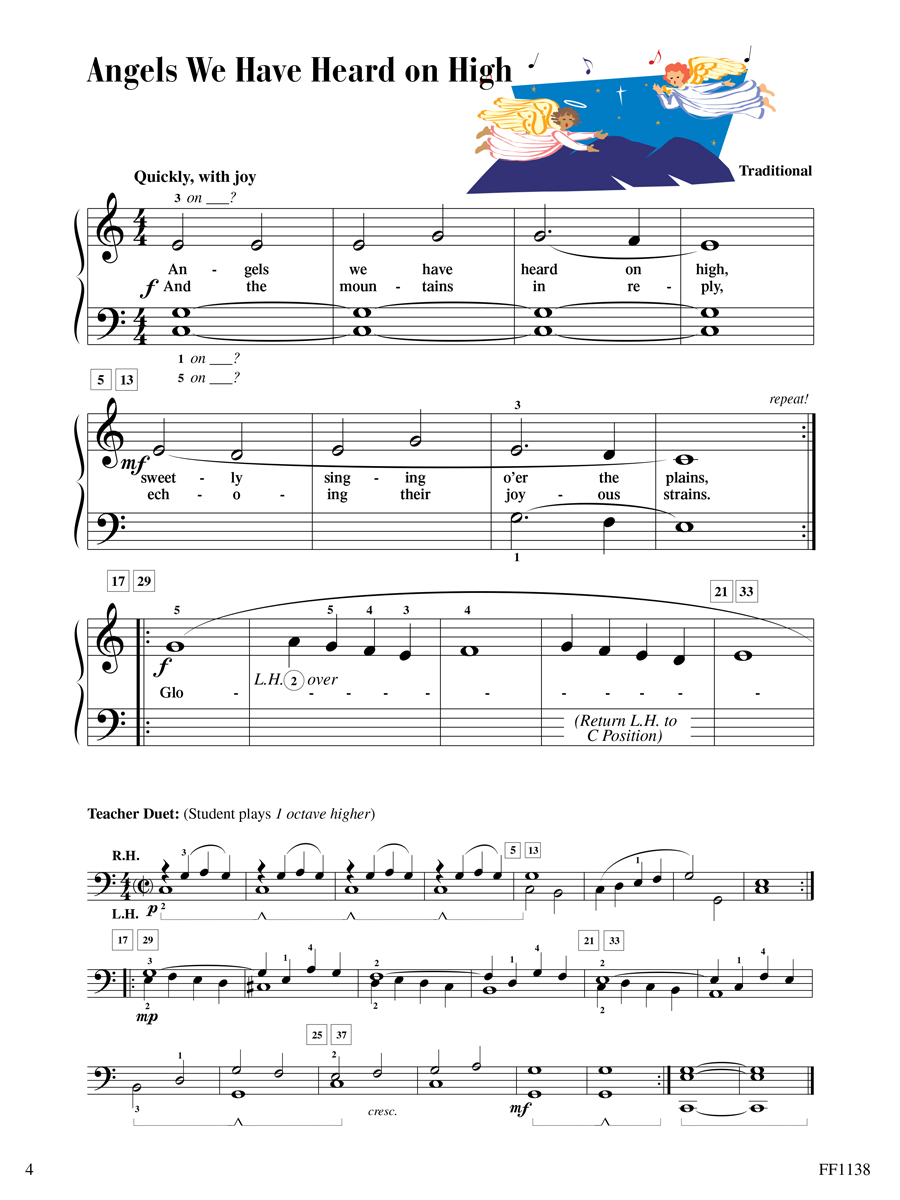 Faber Piano Adventures Level 1 Christmas noty pro klavír vánoční