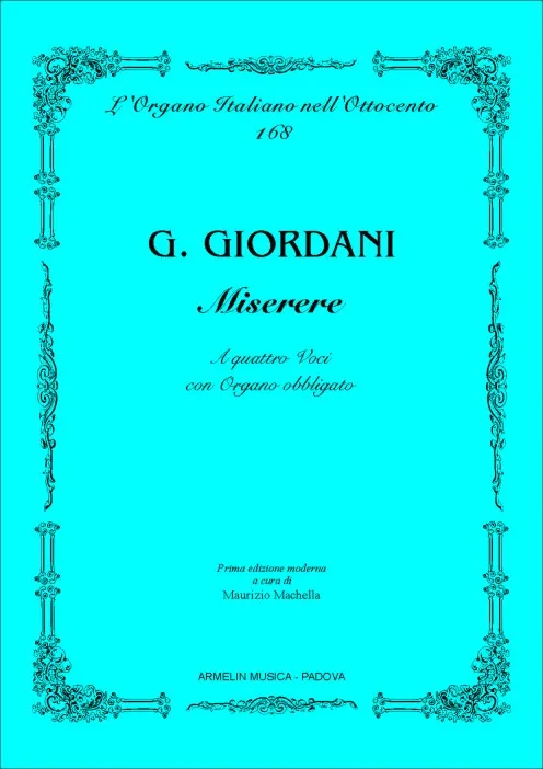 Armelin Musica Miserere noty pro sbor duchovní skladba