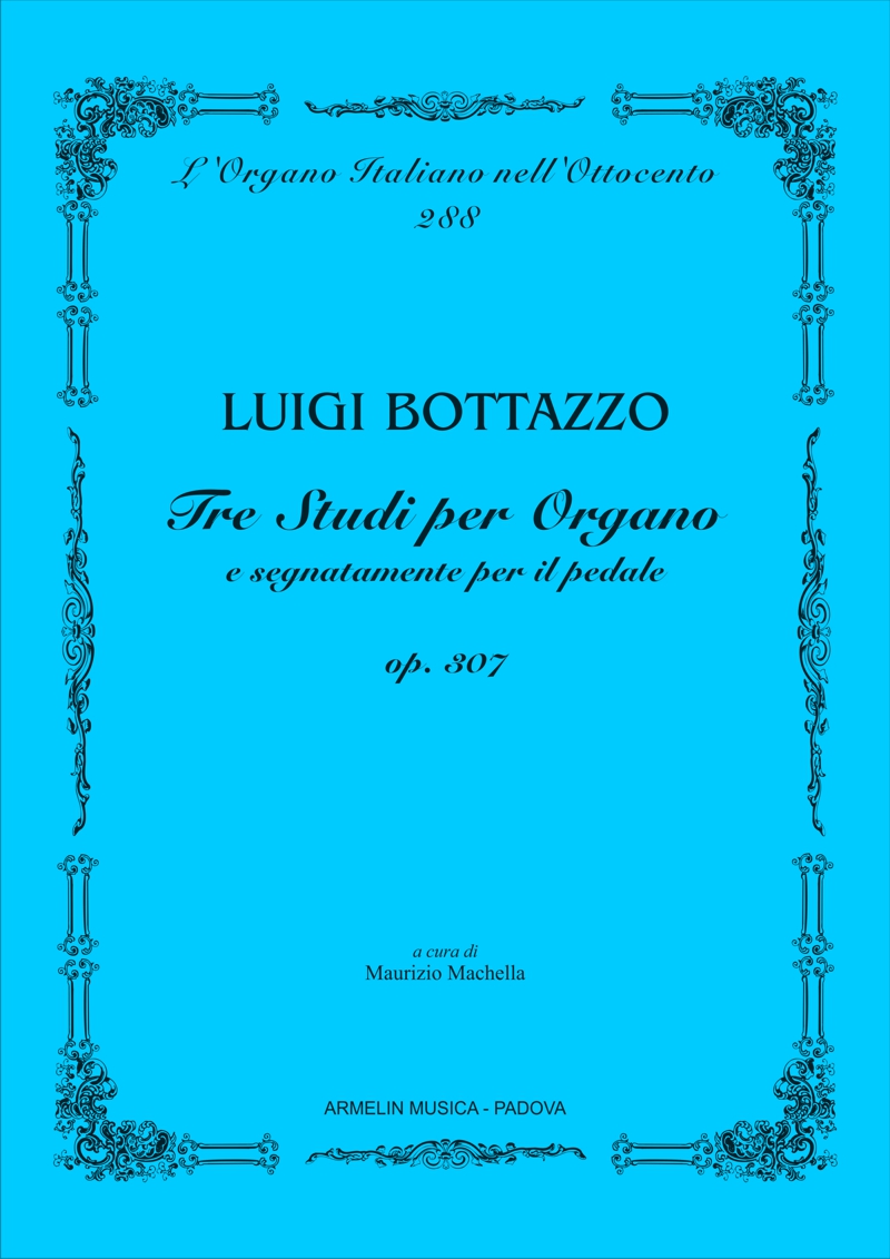 Armelin Musica 3 studi per organo varhanní noty