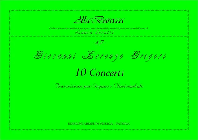Armelin Musica 10 Concerti noty tištěné vydání