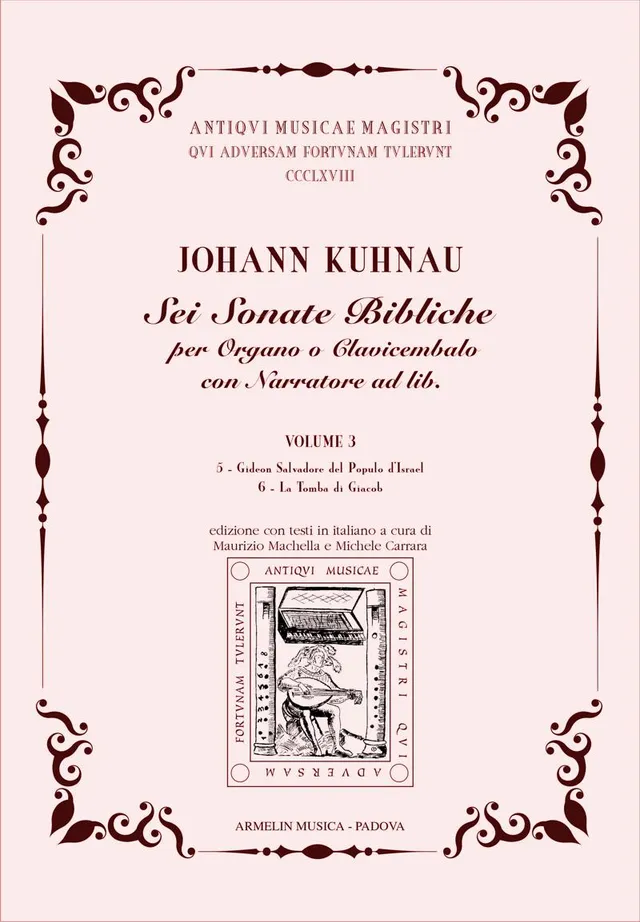 Armelin Musica Sei sonate bibliche vol. 3 noty pro varhany