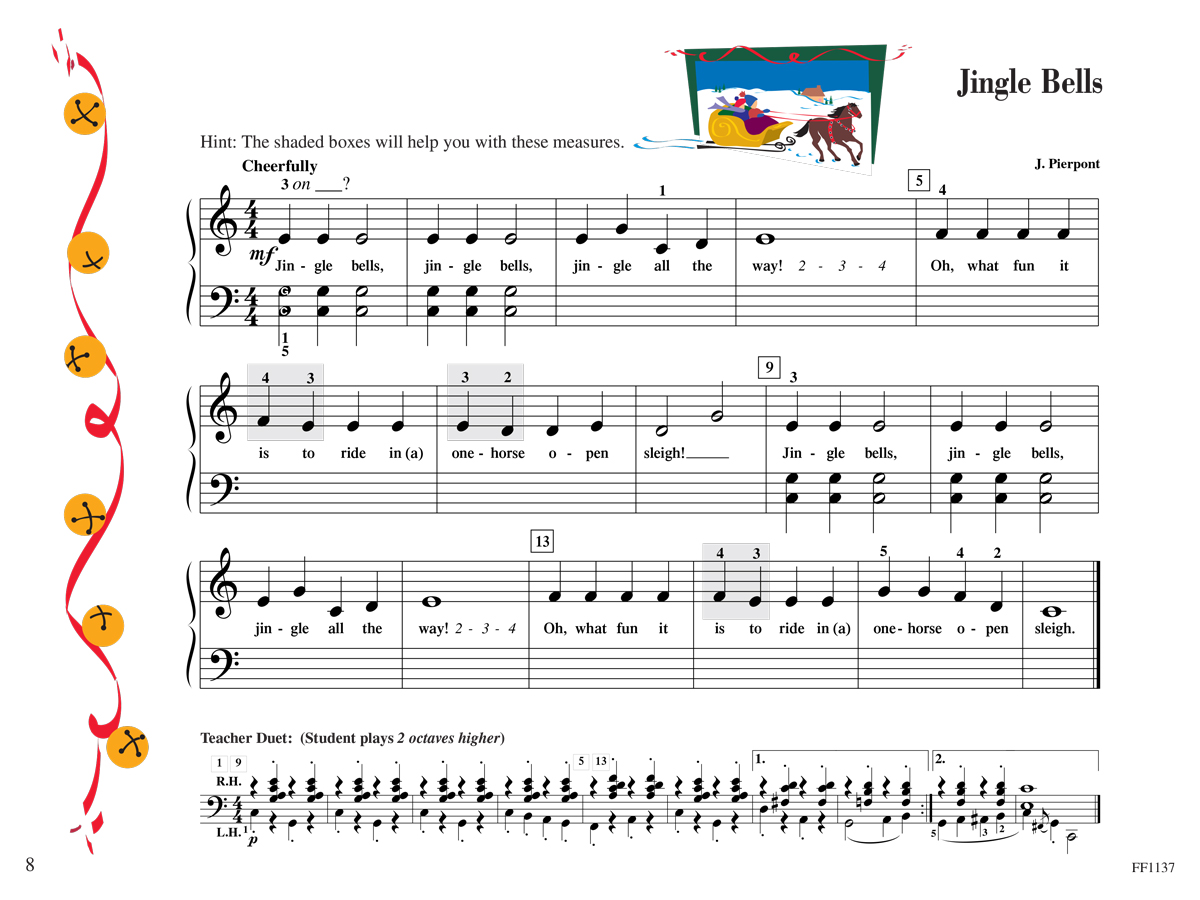Faber Piano Adventures Primer Christmas noty pro klavír