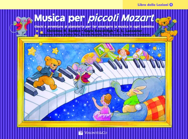 Volonte & Co Musica per Piccoli Mozart Vol. 4 učebnice klavír