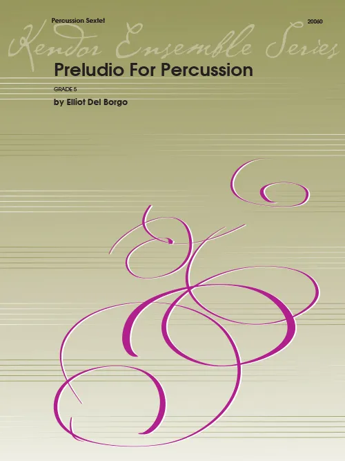 Kendor Music Preludio For Percussion partitura perkuse